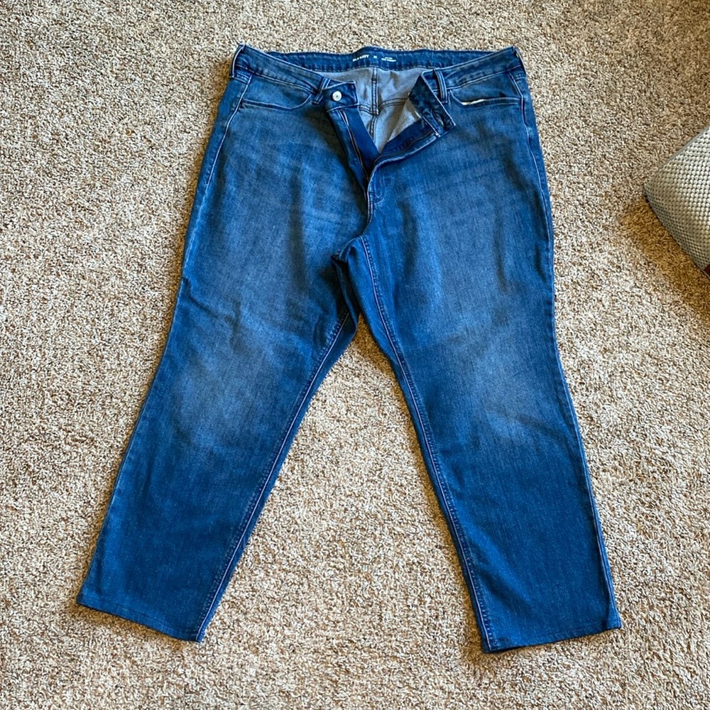 Old Navy Medium-Wash Straight Leg Jeans